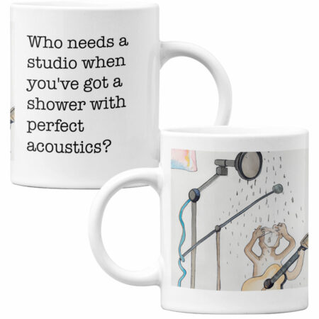 Mug: Who needs a studio when you've got a shower with perfect acoustics?