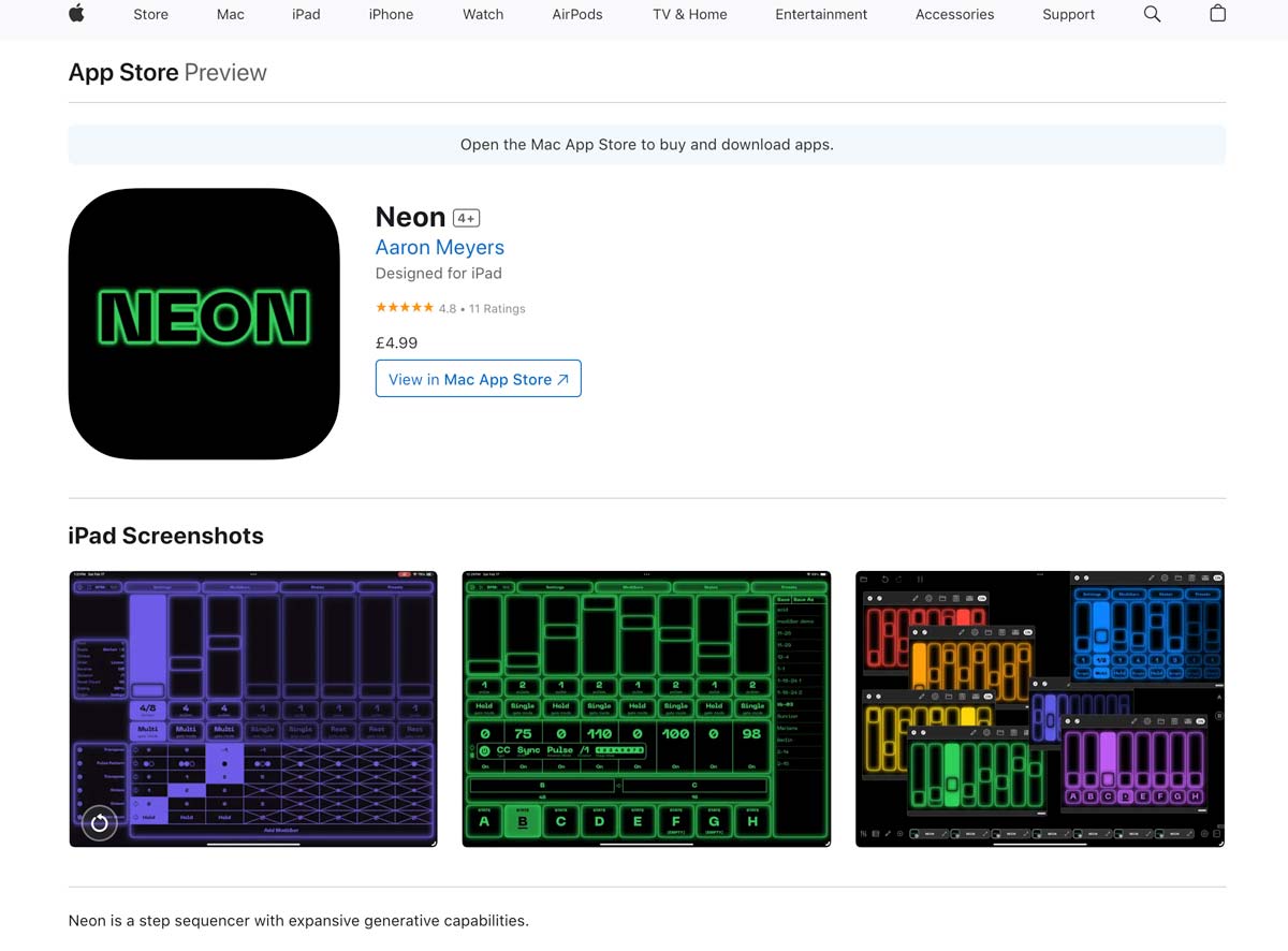 Neon: Revolutionizing MIDI Sequencing on iOS and macOS
